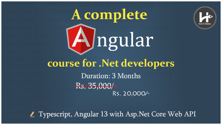 Learn Angular 13 with Typescript and Rest API for .Net Developers By Ali Ahmed